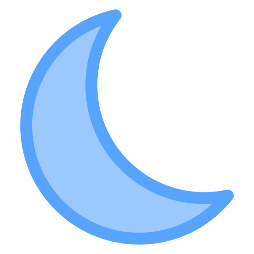 luna Generic Blue icono