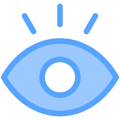 ojo Generic Blue icono