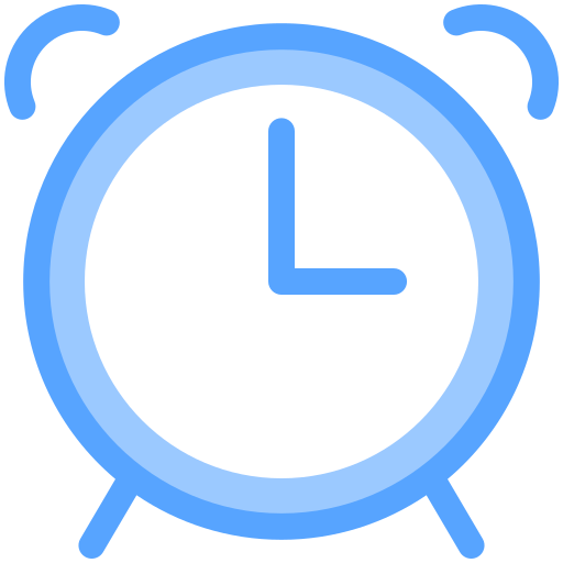 Alarm clock Generic Blue icon