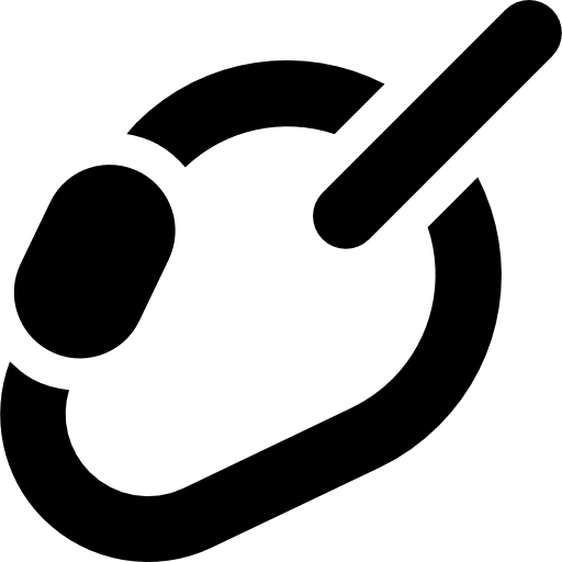 カラビナ Basic Rounded Filled icon