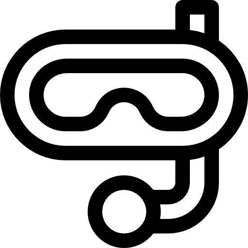 スノーケル Basic Rounded Lineal icon