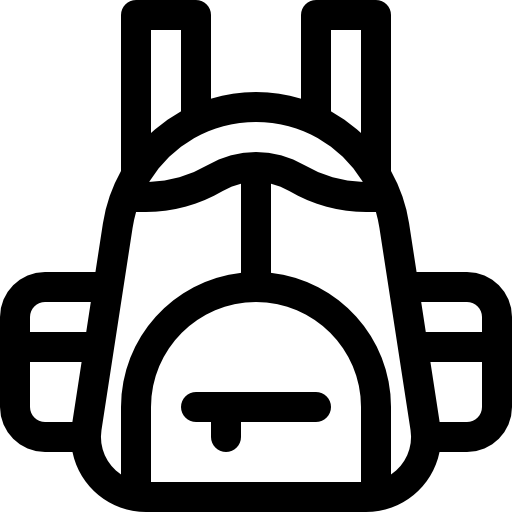 バックパック Basic Rounded Lineal icon