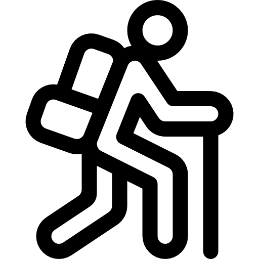 ハイカー Basic Rounded Lineal icon