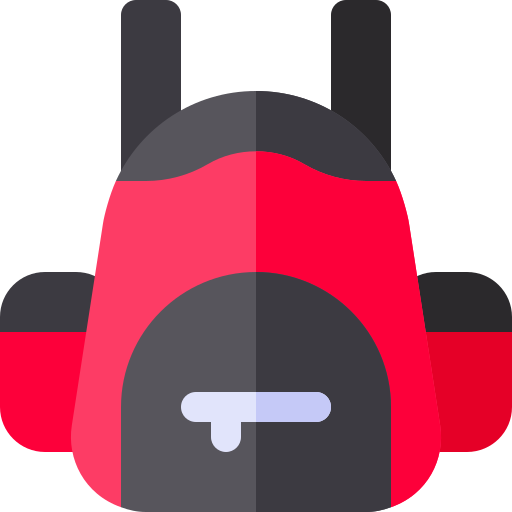 Backpack Basic Rounded Flat icon