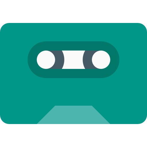 Cassette Pixel Perfect Flat icon