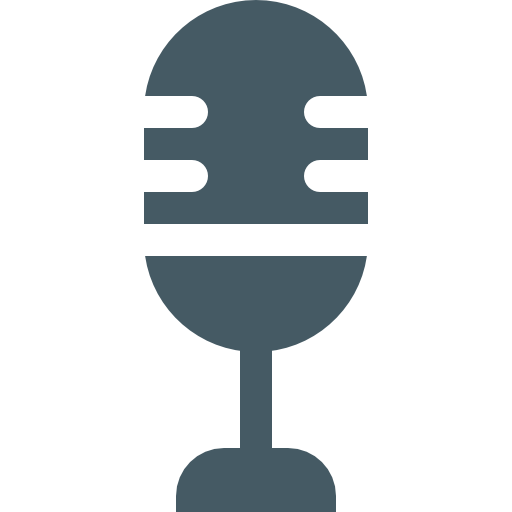mikrofon Pixel Perfect Flat ikona