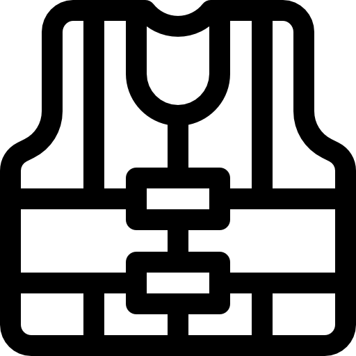kamizelka Basic Rounded Lineal ikona