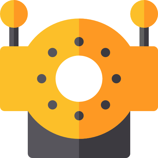 robot Basic Rounded Flat icono