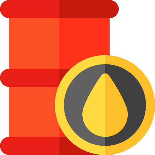 petróleo Basic Rounded Flat icono