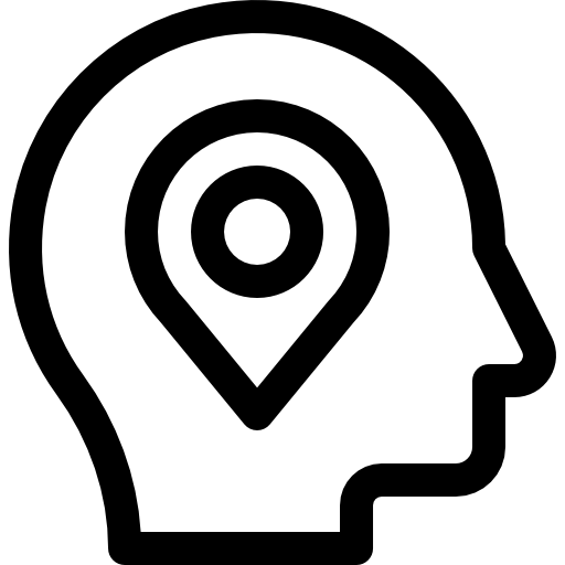 위치 Basic Rounded Lineal icon