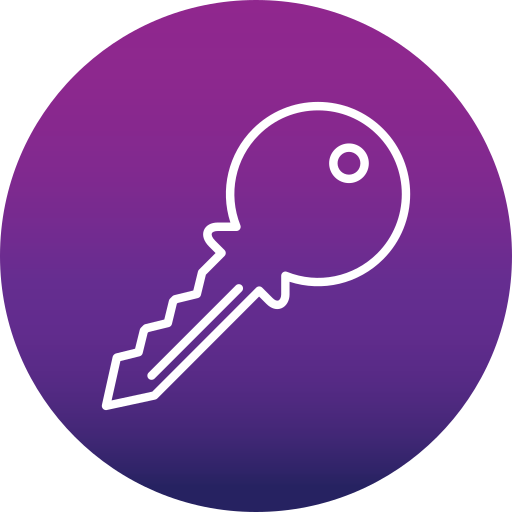 Key Generic Flat Gradient icon