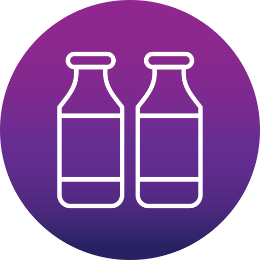 Milk bottle Generic Flat Gradient icon