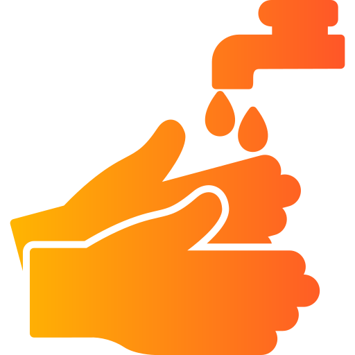 mycie ręczne Generic Flat Gradient ikona