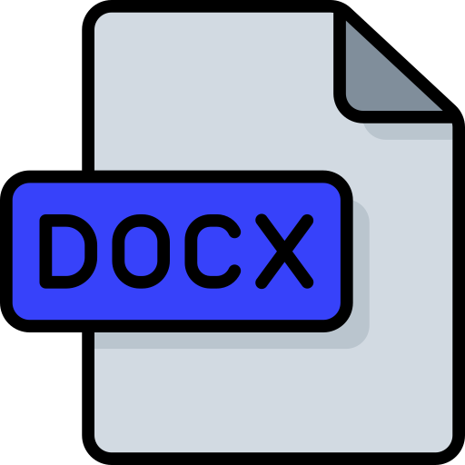 docx Generic Outline Color icona