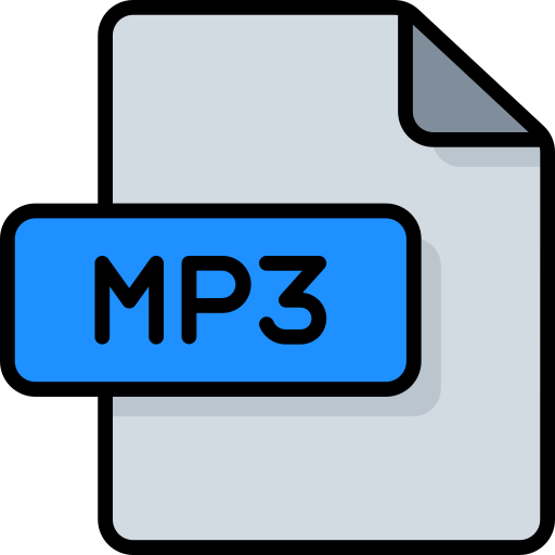 mp3 Generic Outline Color icoon