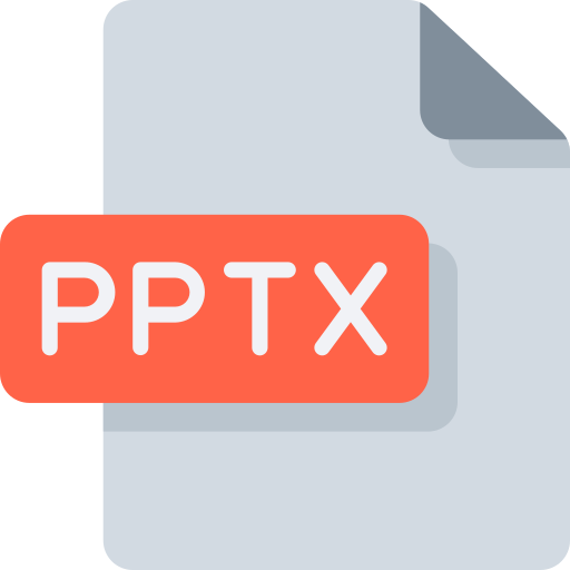 pptx Generic Flat icona