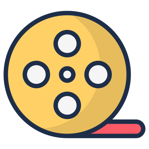 Film reel Generic Outline Color icon