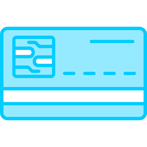 Smart card Generic Blue icon