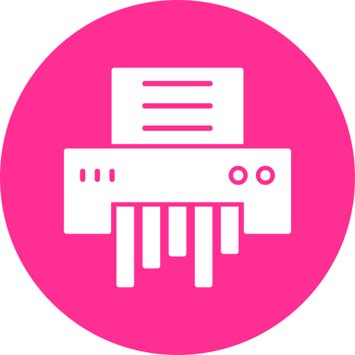 Paper shredder Generic Mixed icon