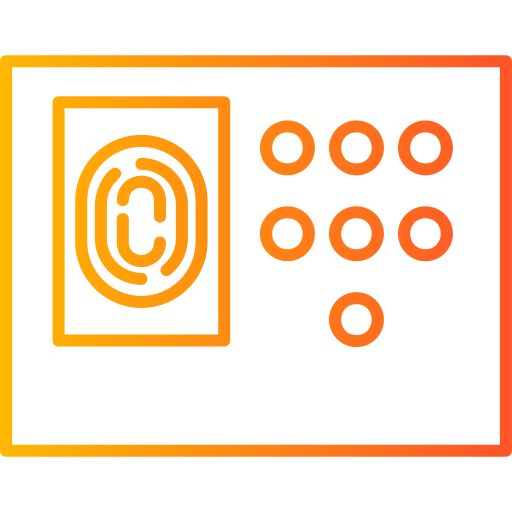 system bezpieczeństwa Generic Gradient ikona