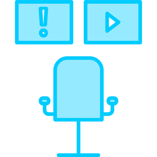 supervisión Generic Blue icono