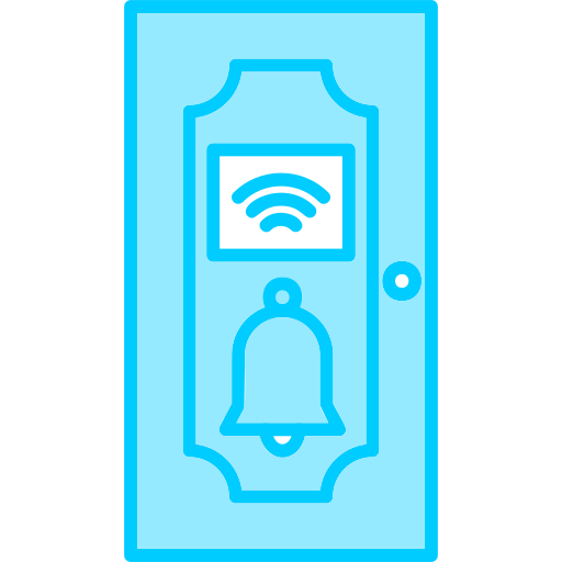 Door bell Generic Blue icon
