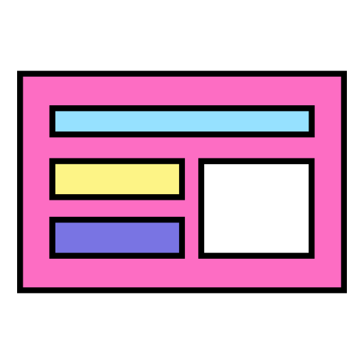 Дизайн сайта Generic Outline Color иконка
