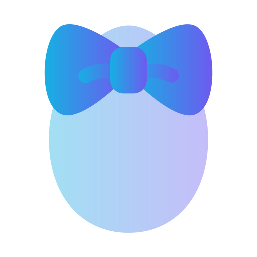 el huevo de pascua Generic Blue icono