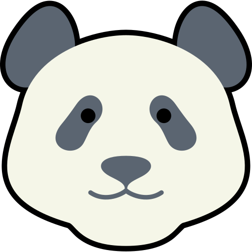 panda Generic Outline Color Icône