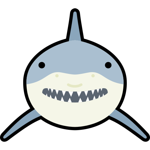 requin Generic Outline Color Icône