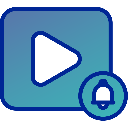 video Generic Lineal Color Gradient icono