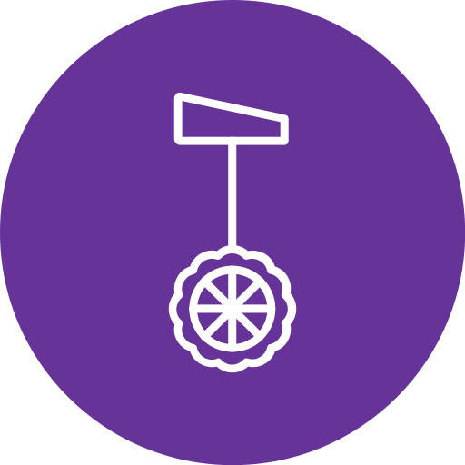 monocykl Generic Flat ikona