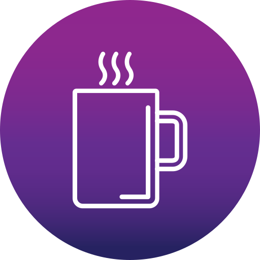 Кружка кофе Generic Flat Gradient иконка