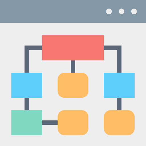 plan du site Generic Flat Icône