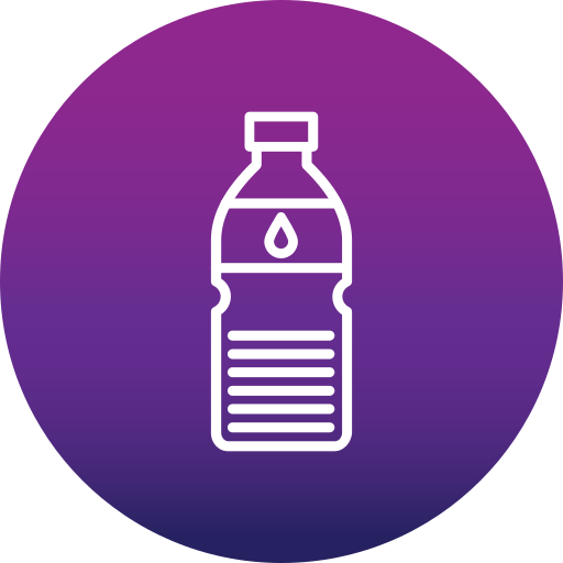 бутылка с водой Generic Flat Gradient иконка
