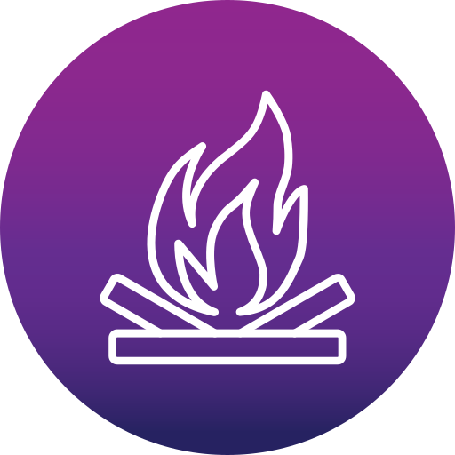 Bonfire Generic Flat Gradient icon