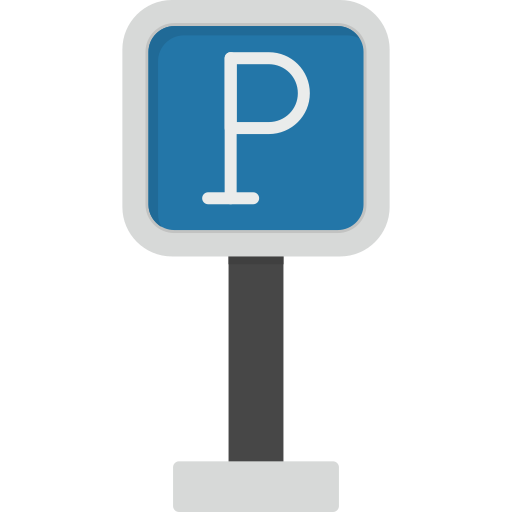 parkeer teken Generic Flat icoon