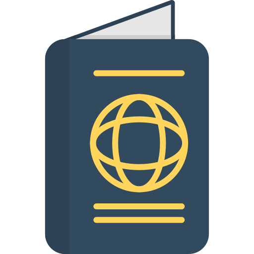 passaporto Generic Flat icona