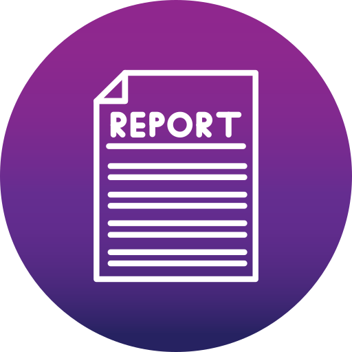 Report Generic Flat Gradient icon