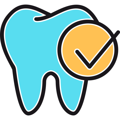 健康な歯 Generic Color Omission icon