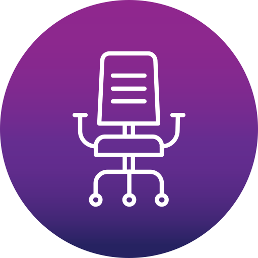 Office chair Generic Flat Gradient icon