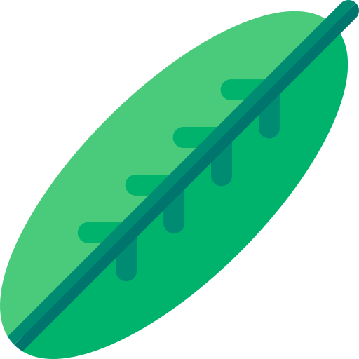 바나나 잎 Basic Rounded Flat icon