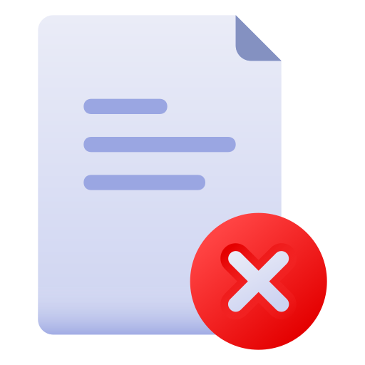 Delete file Generic Flat Gradient icon