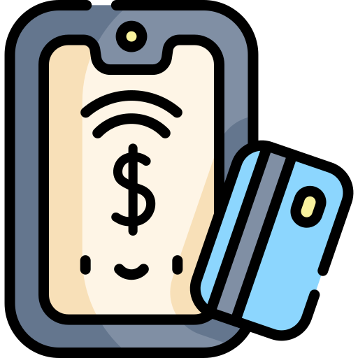 Digital money Kawaii Lineal color icon