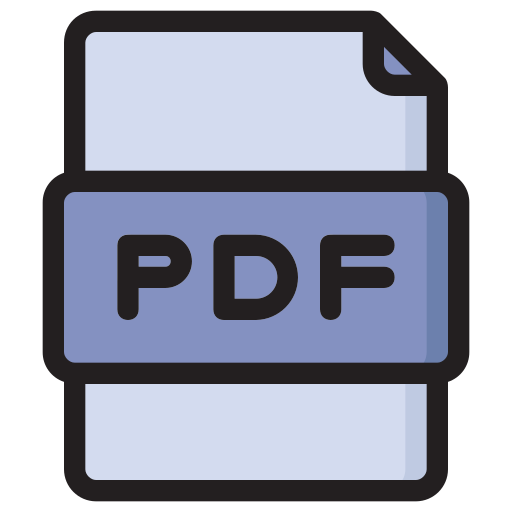 dokument pdf Generic Outline Color ikona