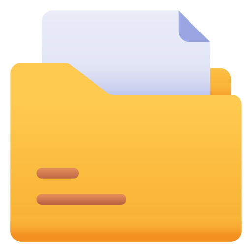 aktenordner Generic Flat Gradient icon