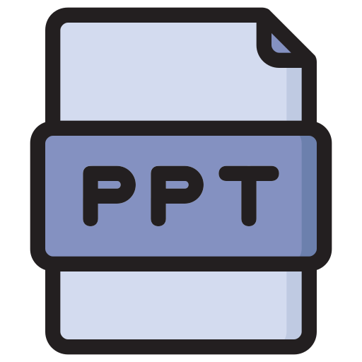 ppt-файл Generic Outline Color иконка