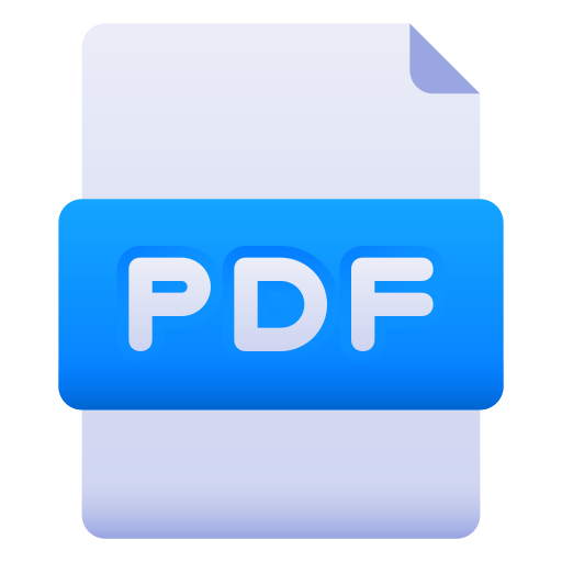 documento pdf Generic Flat Gradient icona