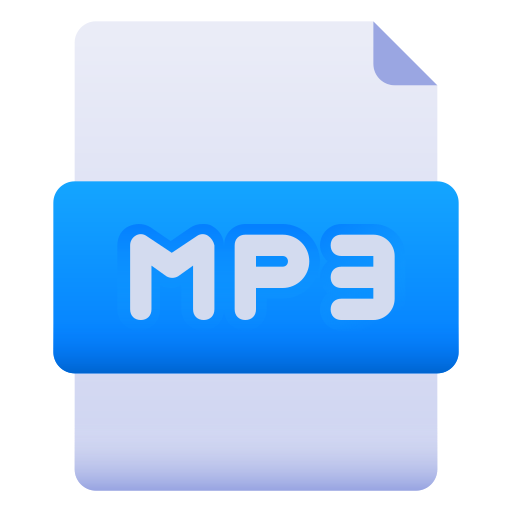 мп3 файл Generic Flat Gradient иконка