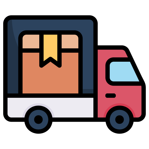 ciężarówka dostawcza Generic Outline Color ikona
